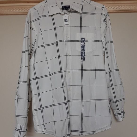 GAP Other - Gap Shirt, white with black checkers